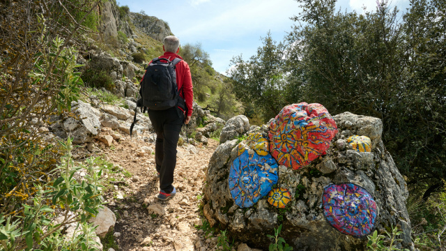 Sendero de Colores (Land Art de Jes Gamart)